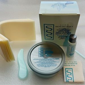 Avon Skin So Soft Fresh & Smooth Microwave Wax Kit Hair Removal Face Body Set